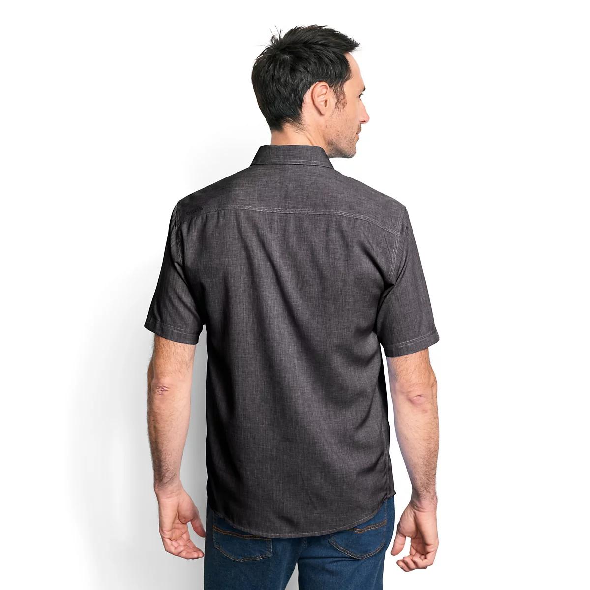 Men’s Tech Chambray Short-Sleeve Work Shirt