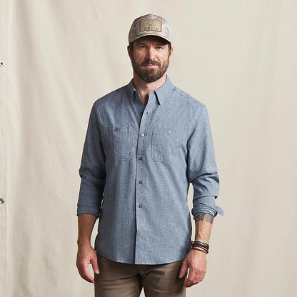 Men’s Tech Chambray Long-Sleeve Work Shirt