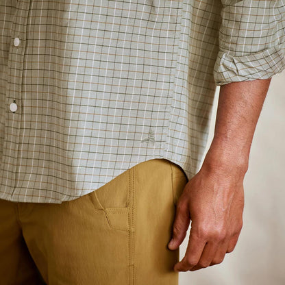 Country Twill Long-Sleeve Button-Down Shirt