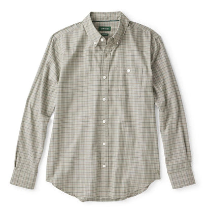 Country Twill Long-Sleeve Button-Down Shirt