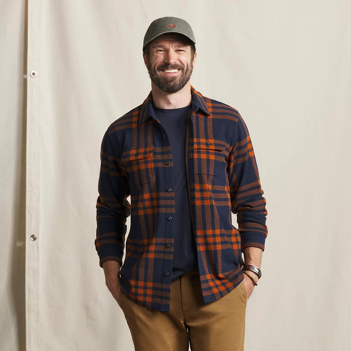 Snowy River Brushed Knit Long-Sleeve Shirt