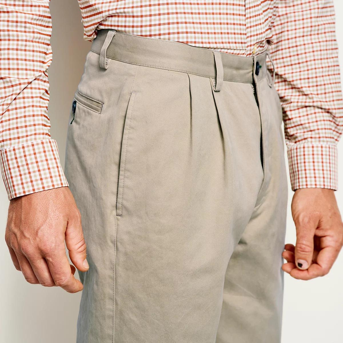 Ultimate Khakis Pleated Front Pants