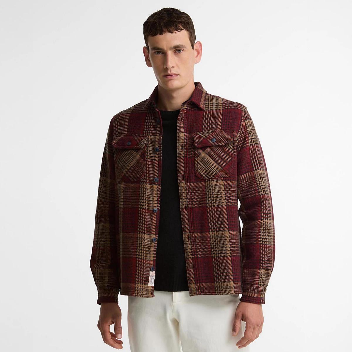 Barbour® Millom Houndstooth Relaxed Long-Sleeve Shirt