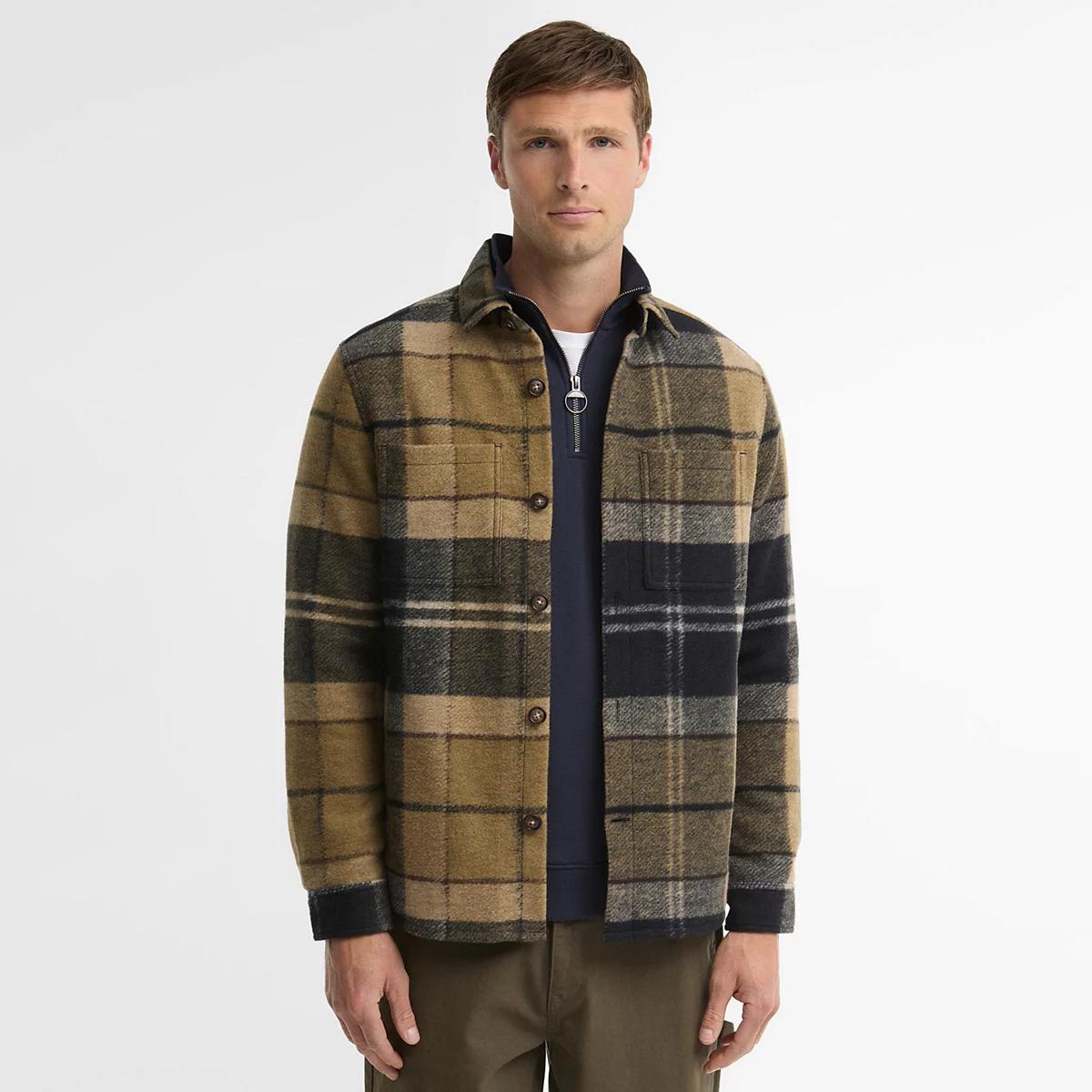 Barbour® Woodlane Brushed Check Overshirt