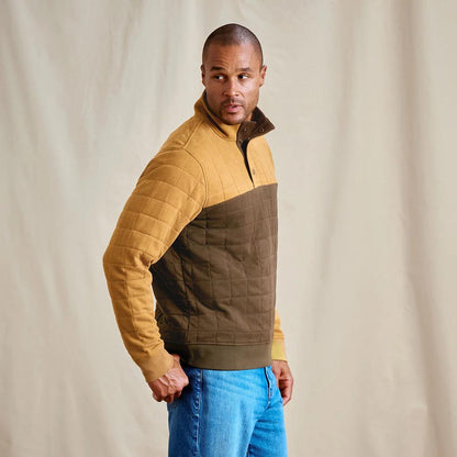 Men’s Battenkill Colorblock Quilted 1/4-Snap Sweatshirt