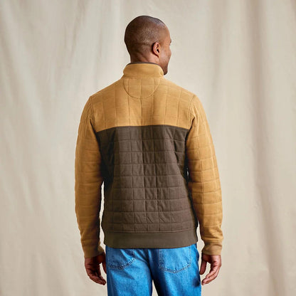 Men’s Battenkill Colorblock Quilted 1/4-Snap Sweatshirt