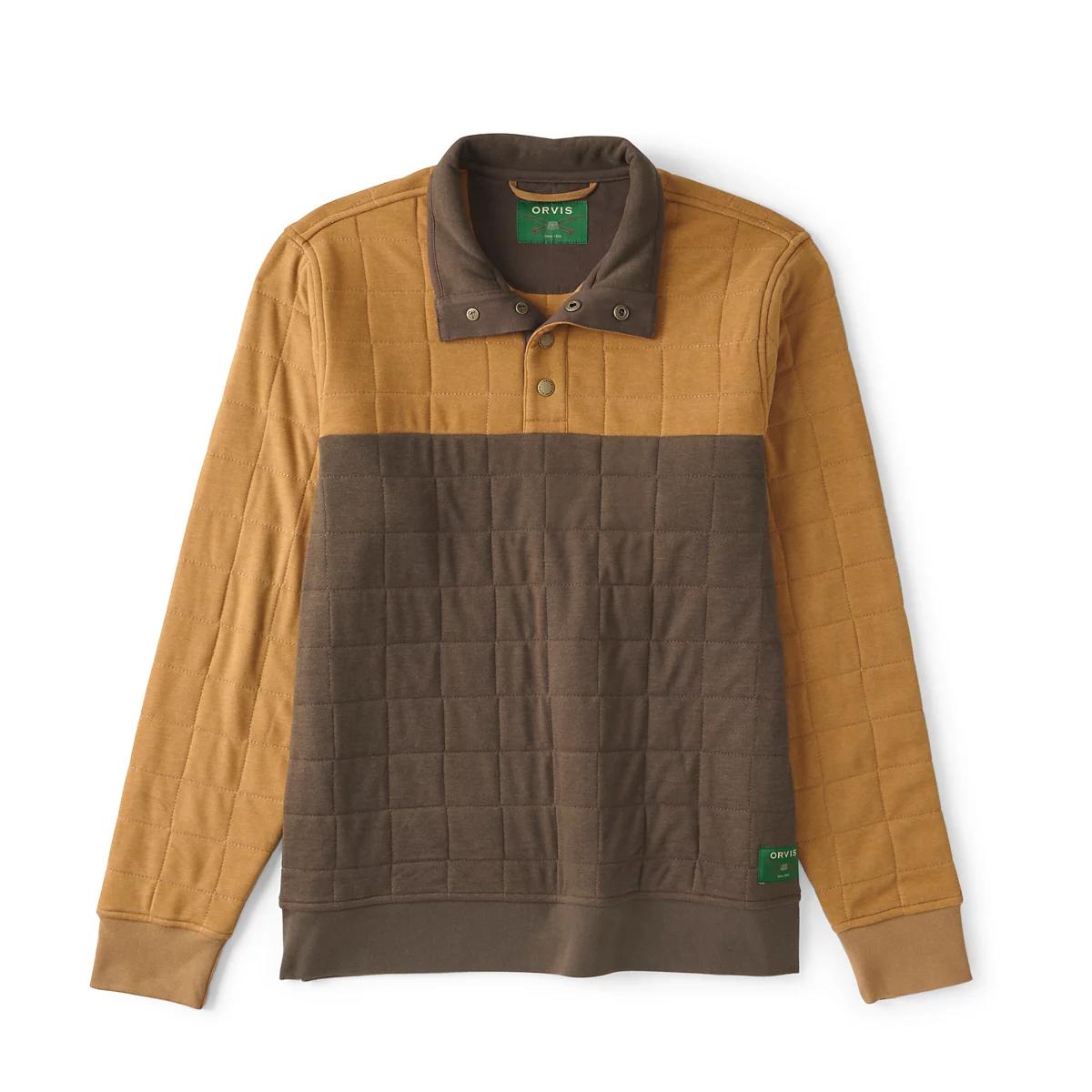 Men’s Battenkill Colorblock Quilted 1/4-Snap Sweatshirt