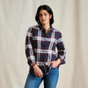 Navy Raisin Plaid