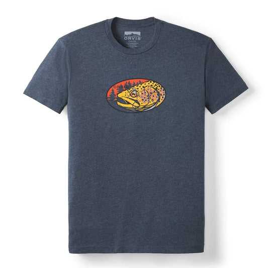 Men’s Brown Trout Graphic T-Shirt
