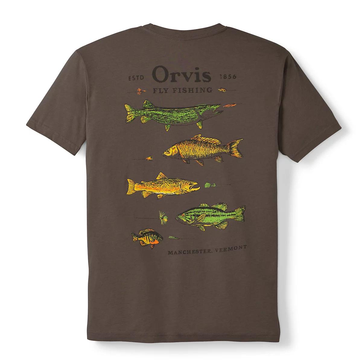 Men’s Freshwater Fish Graphic T-Shirt