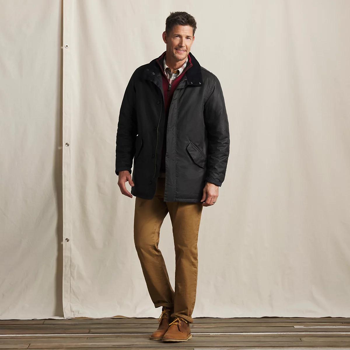Barbour® Modern Powell Waxed Jacket