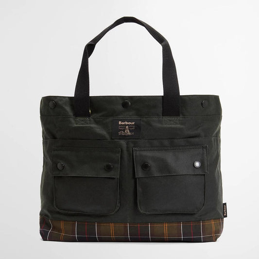 Barbour® Field Waxed Tote