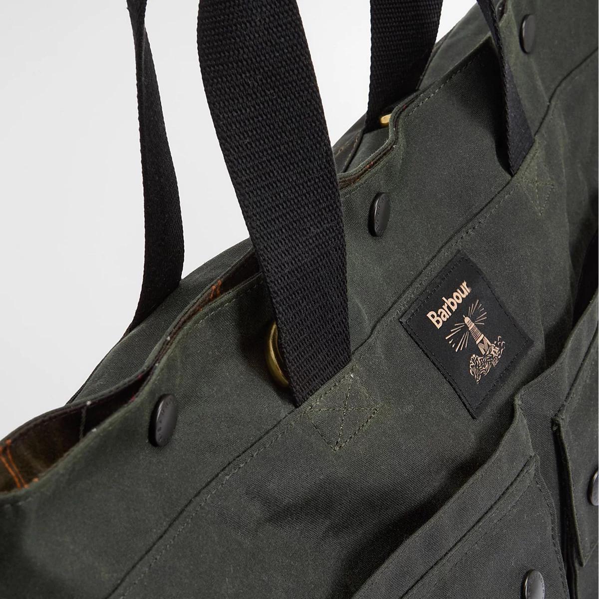 Barbour® Field Waxed Tote