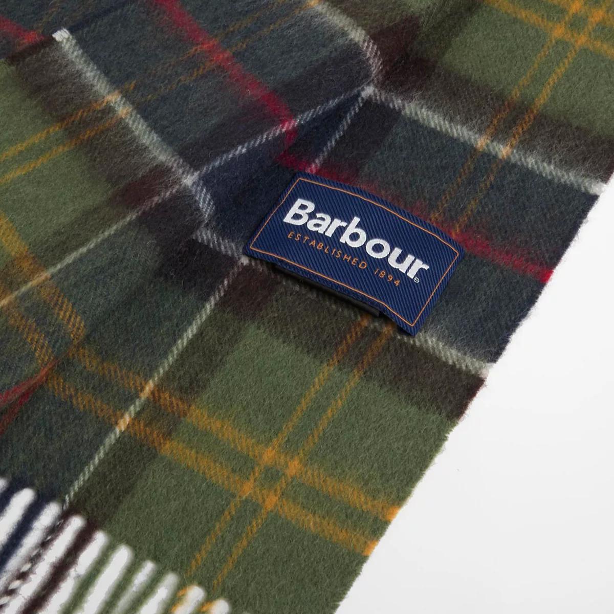 Barbour® Lambswool & Cashmere Tartan Scarf