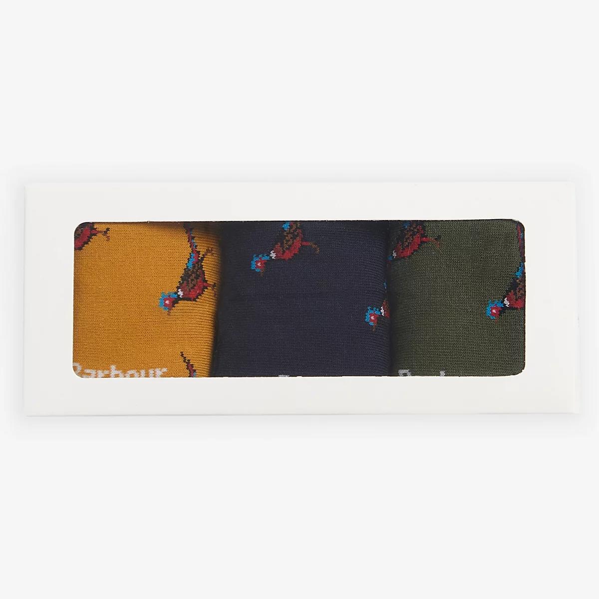 Barbour® Pheasant Socks Gift Box