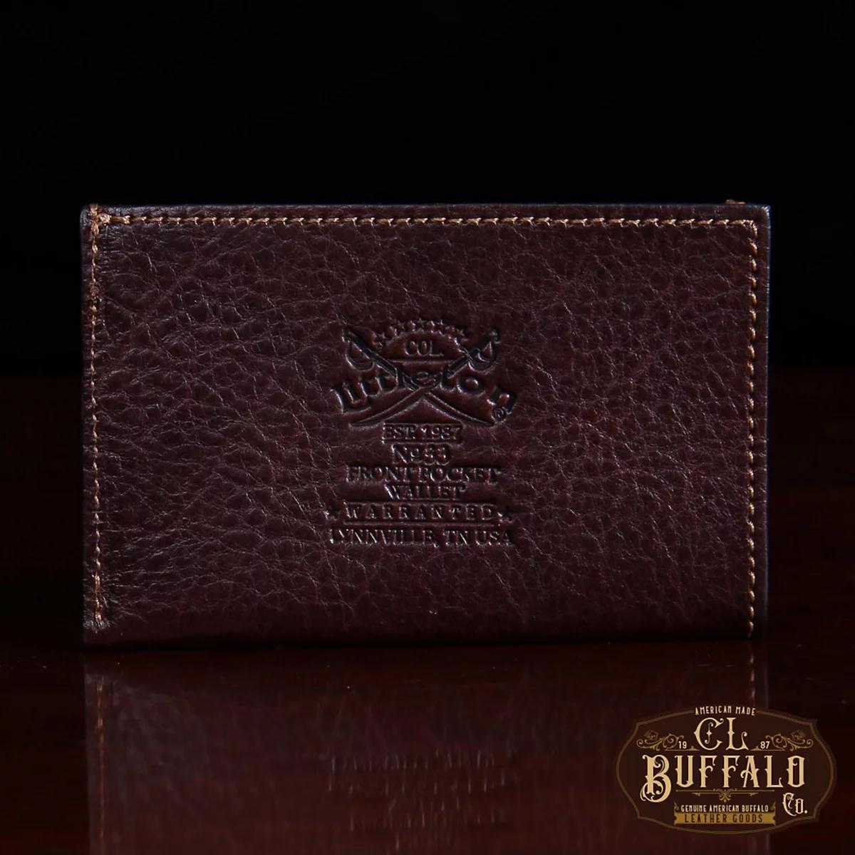 No. 33 Buffalo Leather Wallet