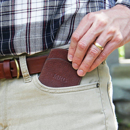Leather Front Pocket Wallet