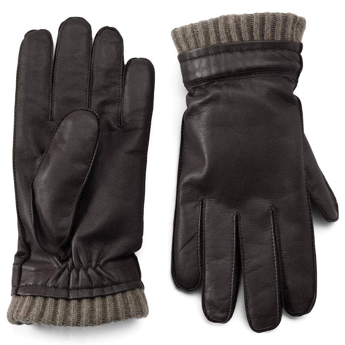 Dorset Goatskin-and-Cashmere Gloves