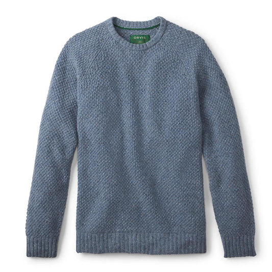 Moss Stitch Crewneck Sweater