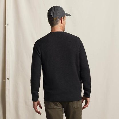 Merino Piqué Crewneck Sweater