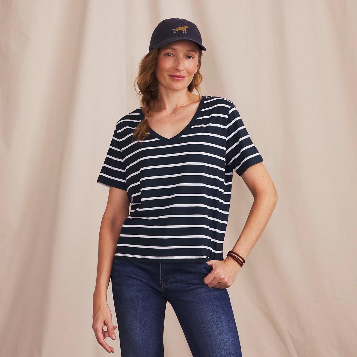 Perfect V-Neck Short-Sleeve Tee