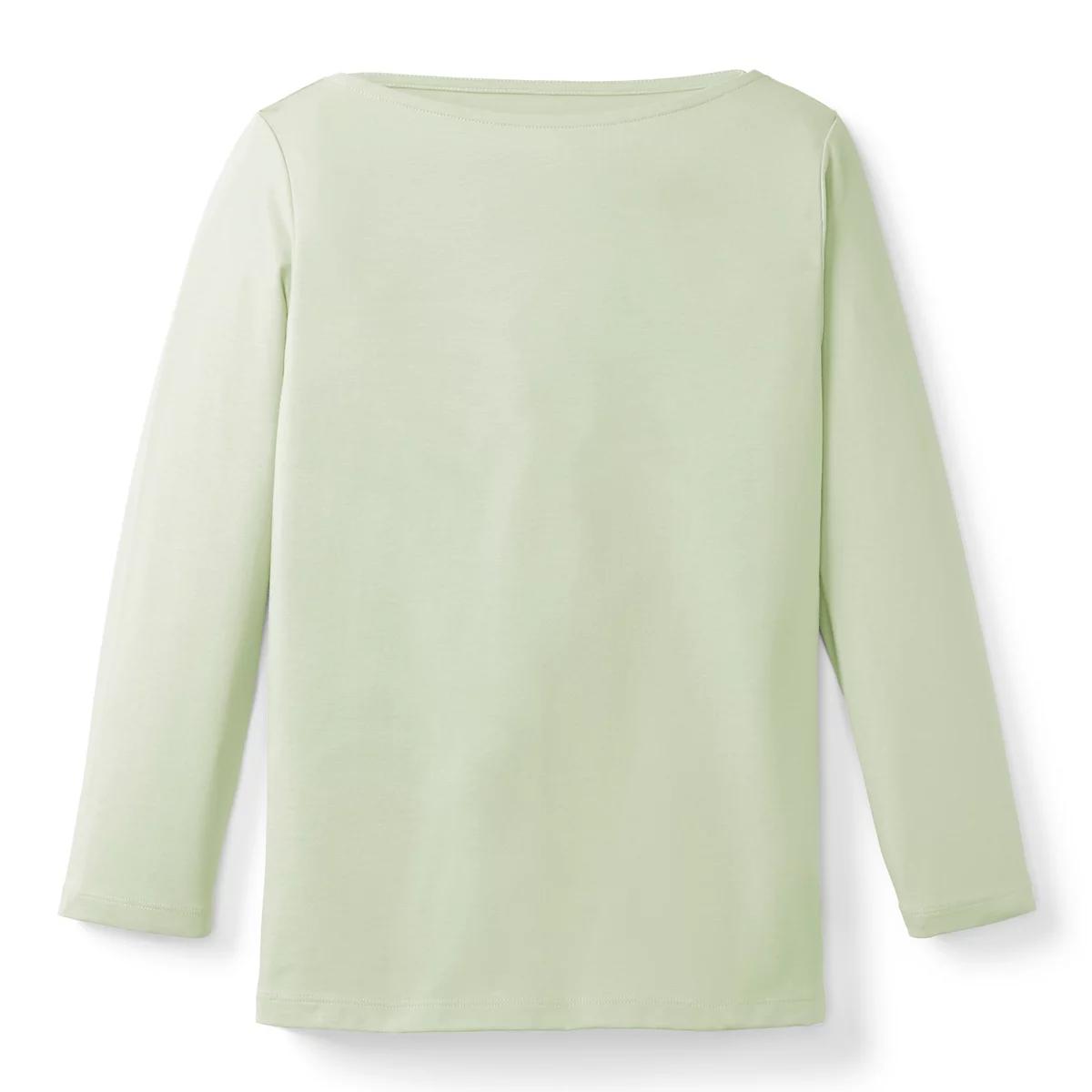 Perfect 3/4-Sleeve Boatneck Tee