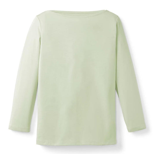 Perfect 3/4-Sleeve Boatneck Tee