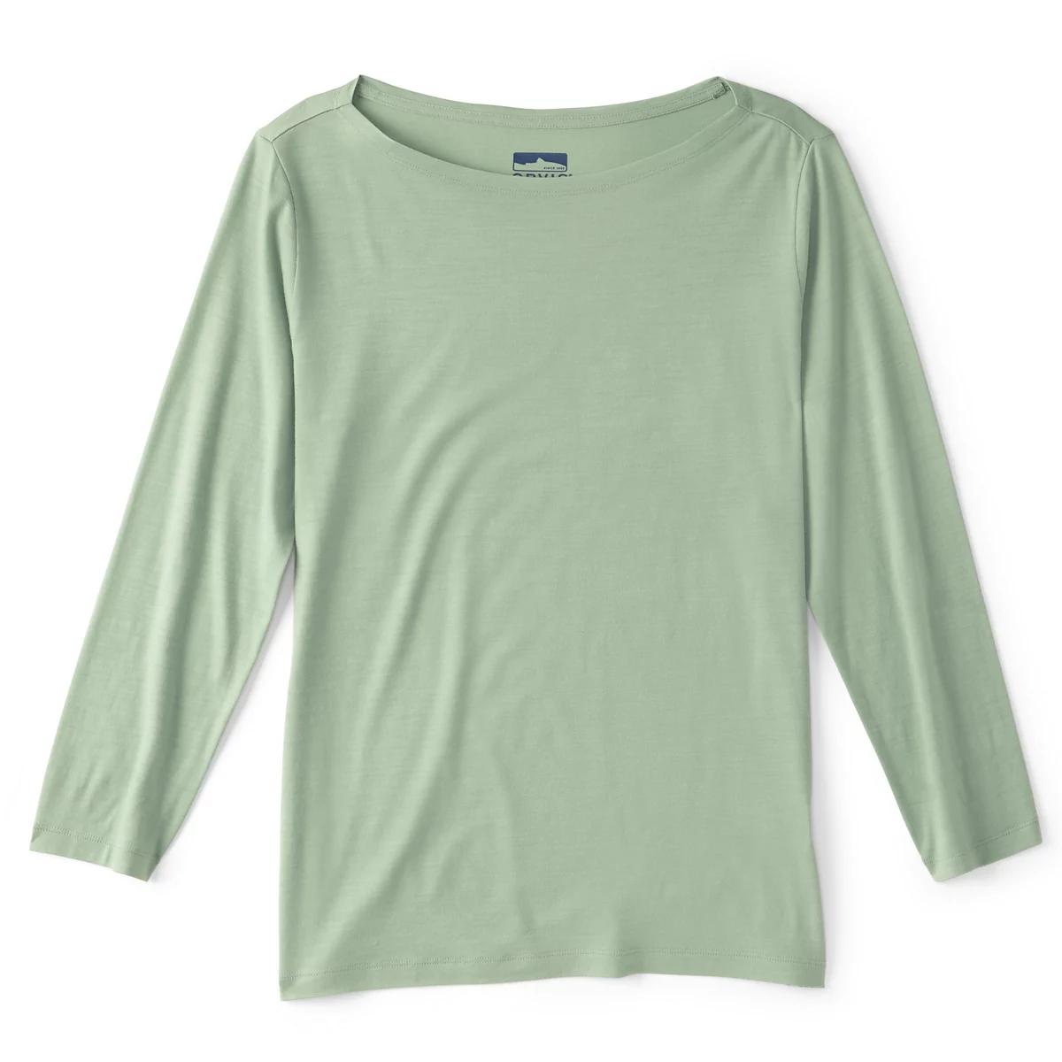 Outbound Merino 3/4-Sleeve Boatneck Tee
