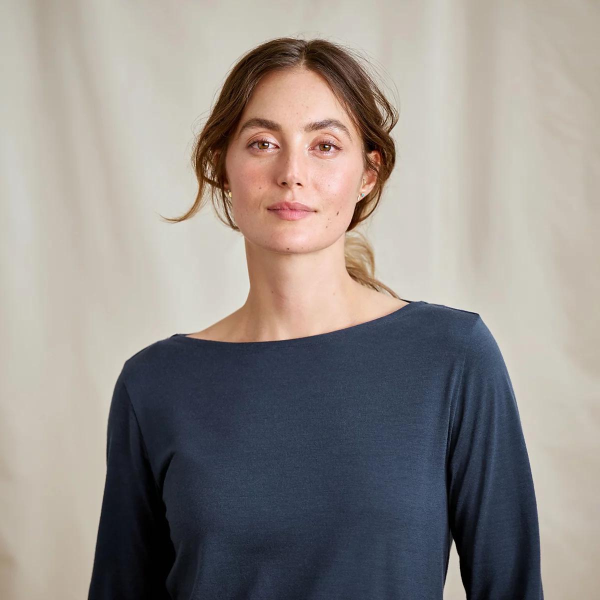 Outbound Merino 3/4-Sleeve Boatneck Tee