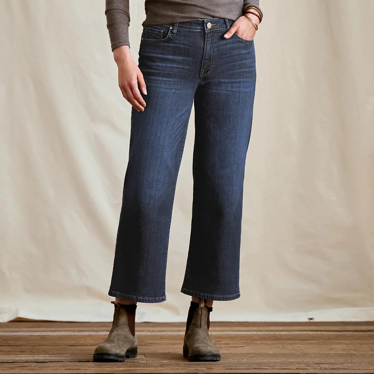 Kut from the Kloth® Charlotte Denim Wide-Leg Cropped Jeans