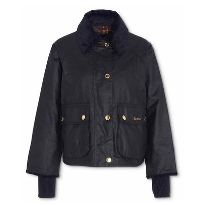 Barbour® Cropped Beadnell Waxed Jacket