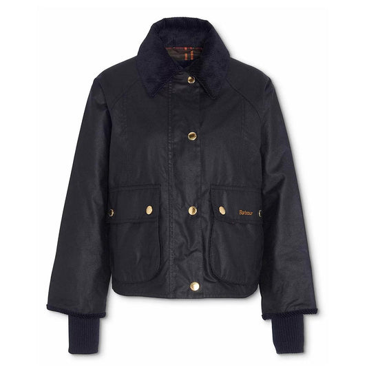Barbour® Cropped Beadnell Waxed Jacket
