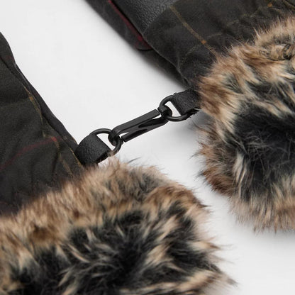 Barbour® Tartan Waxed Mitts