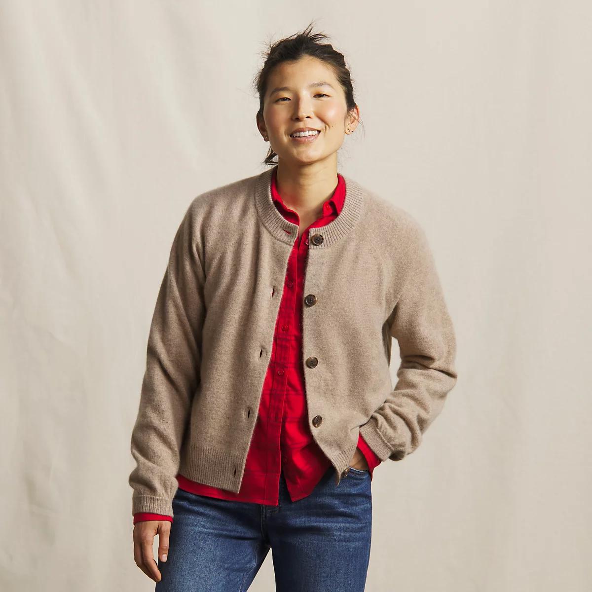 Boiled Cashmere Cardigan