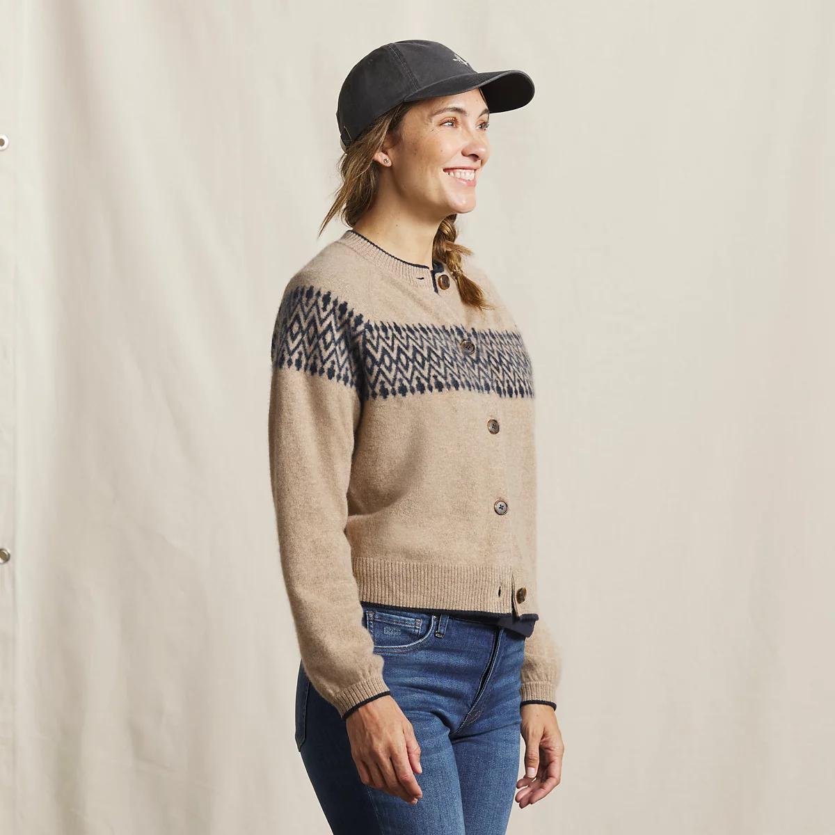 Fair Isle Boiled Cashmere Cardigan