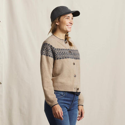 Fair Isle Boiled Cashmere Cardigan