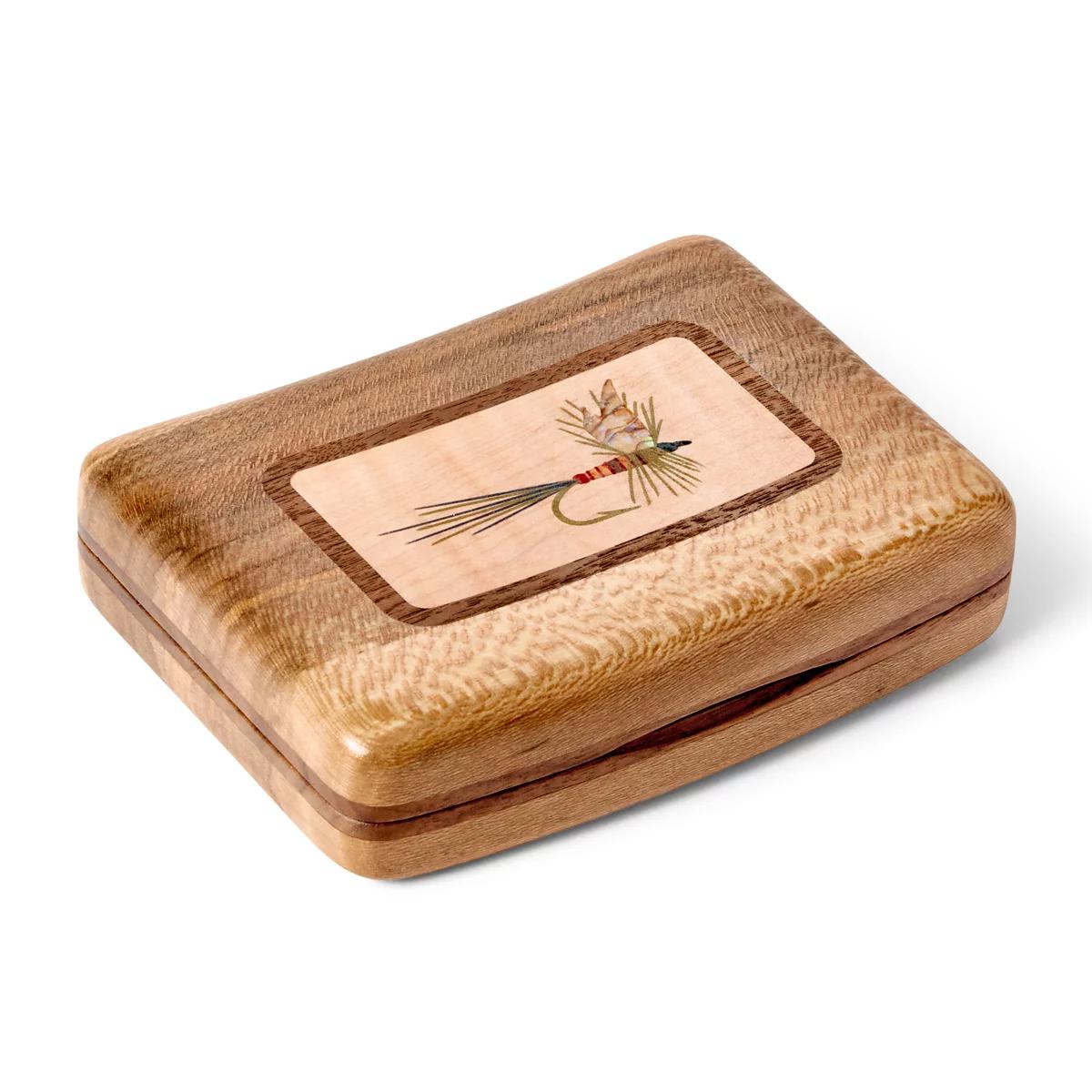A.L. Swanson River Series Fly Boxes - Abalone Inlay