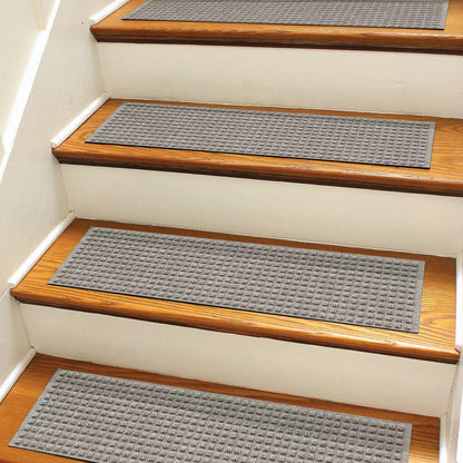 Recycled WaterHog® Grid Stair Treads