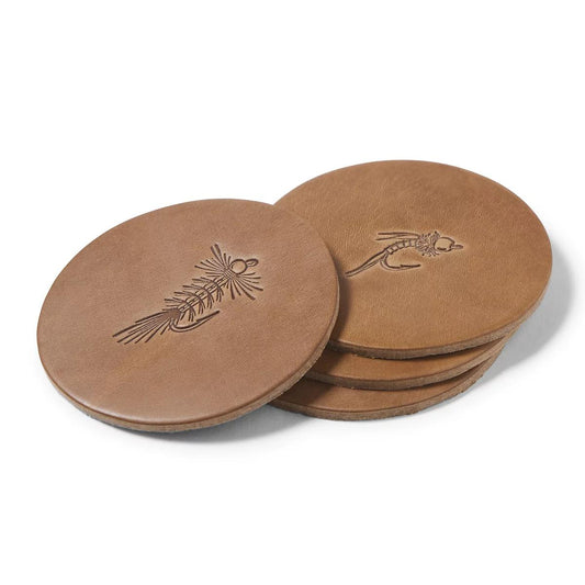 Whiskey Leatherworks Leather Coasters