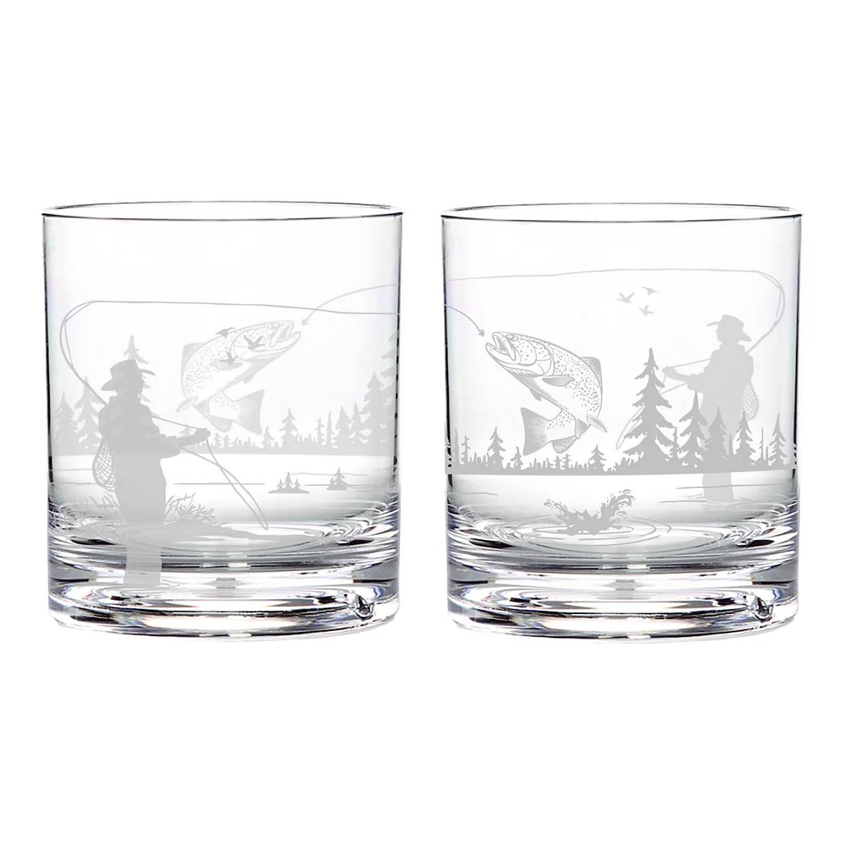 Fly Fishing Cocktail Glasses