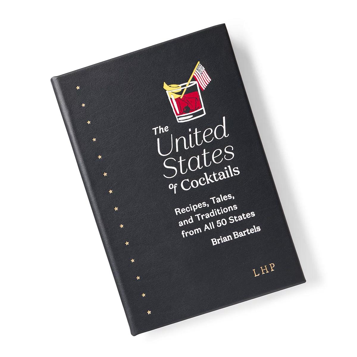 Leather-Bound United States Of Cocktails Book