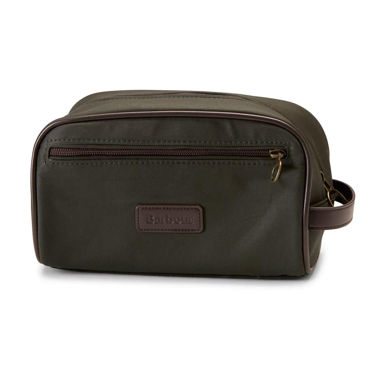 Barbour® Waxed Washbag