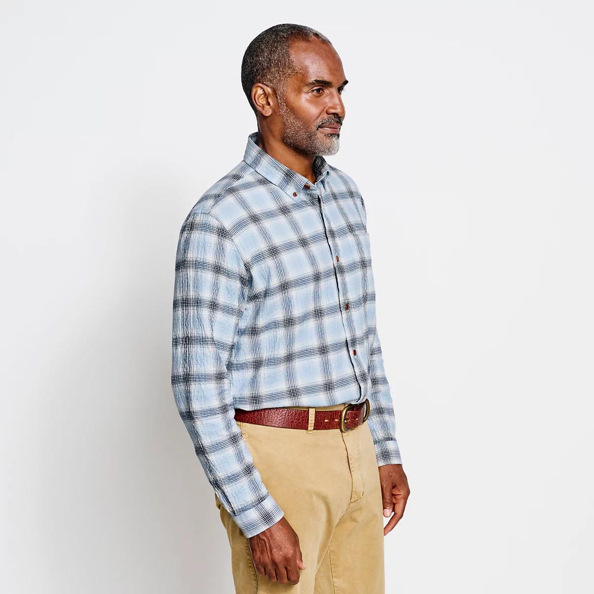 Crushed Herringbone Shirt
