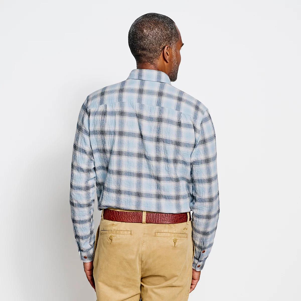 Crushed Herringbone Shirt