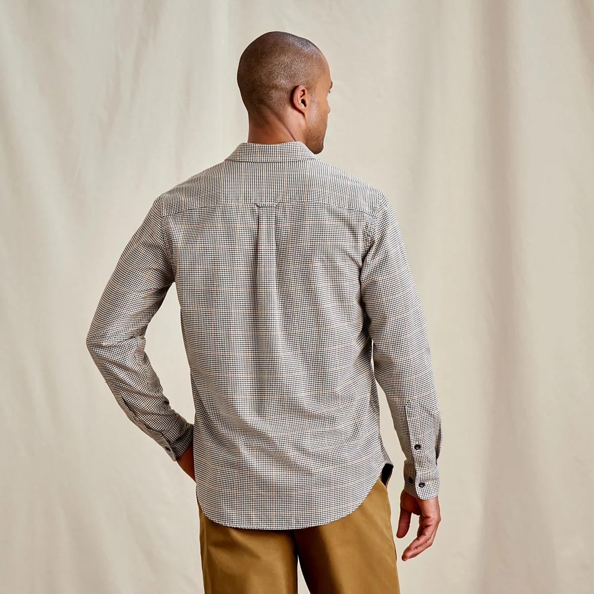 Spencer Houndstooth Pure Cotton Long-Sleeve Shirt