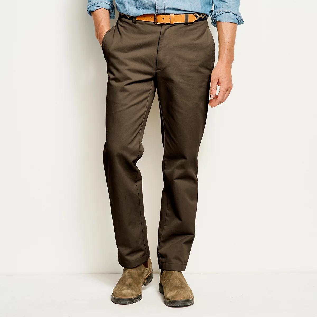 Ultimate Khakis Plain Front Pants