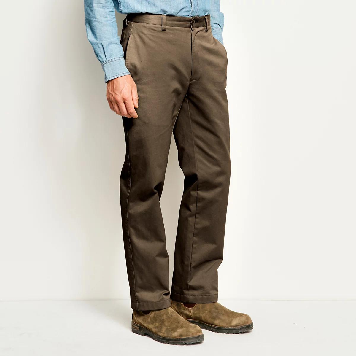 Ultimate Khakis Plain Front Pants