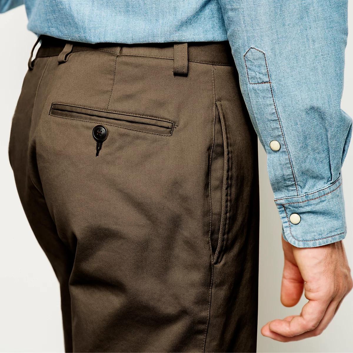 Ultimate Khakis Plain Front Pants