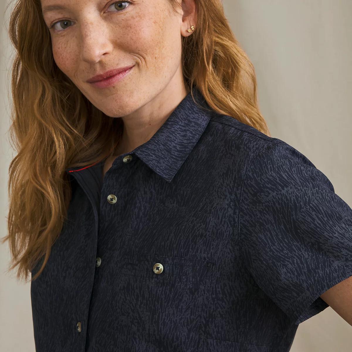 Women’s Tech Chambray Short-Sleeve Work Shirt