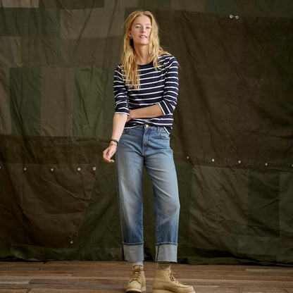 Perfect 3/4-Sleeve Boatneck Tee